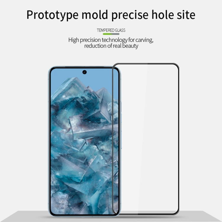 For Google Pixel 9 Pro PINWUYO 9H 3D Full Screen Explosion-proof Tempered Glass Film(Black) - Google Tempered Glass by PINWUYO | Online Shopping UK | buy2fix