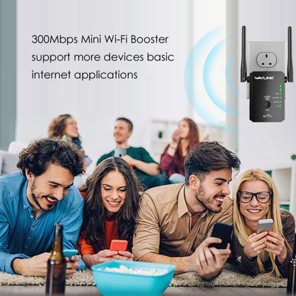 Wavlink WN578R2 With 2 External Antennas N300 Wireless AP/Range Extender/Router, Plug:AU Plug - Wireless Routers by WAVLINK | Online Shopping UK | buy2fix