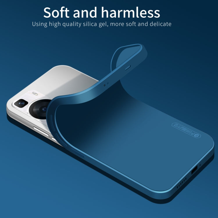 For Huawei P60 / P60 Pro PINWUYO Sense Series Liquid Silicone TPU Phone Case(Black) - Huawei Cases by PINWUYO | Online Shopping UK | buy2fix