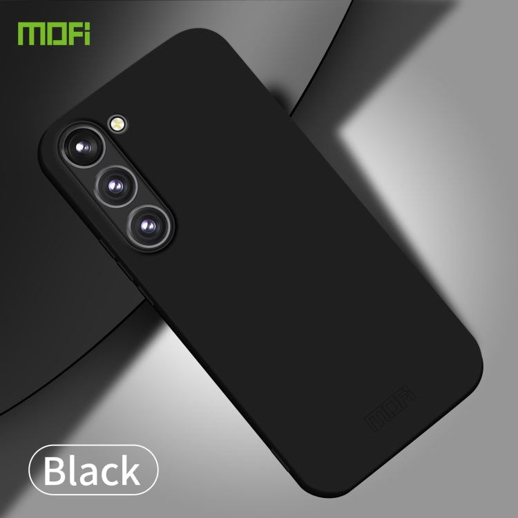 For Samsung Galaxy A34 5G MOFI Qin Series Skin Feel All-inclusive PC Phone Case(Black) - Galaxy Phone Cases by MOFI | Online Shopping UK | buy2fix
