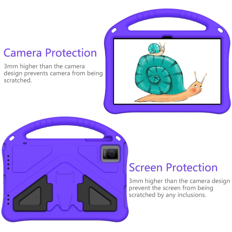 For Blackview Tab 11 WiFi 2023 / SE / 2021 EVA Shockproof Tablet Case with Holder(Purple) - Others by buy2fix | Online Shopping UK | buy2fix