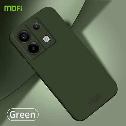 For Xiaomi Redmi Note 13 MOFI Qin Series Skin Feel All-inclusive PC Phone Case(Green) - Note 13 Cases by MOFI | Online Shopping UK | buy2fix