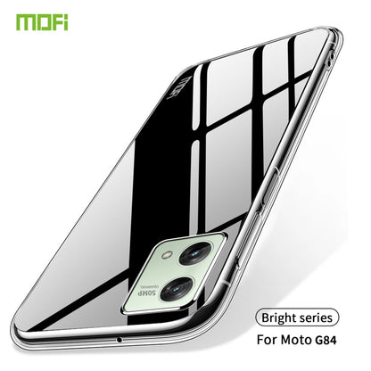 For Motorola Moto G84 MOFI Ming Series Ultra-thin TPU Phone Case(Transparent) - Motorola Cases by MOFI | Online Shopping UK | buy2fix