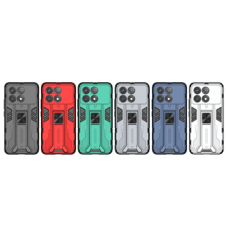 For Redmi K70 Supersonic Armor PC Hybrid TPU Phone Case(Red) - Xiaomi Cases by buy2fix | Online Shopping UK | buy2fix