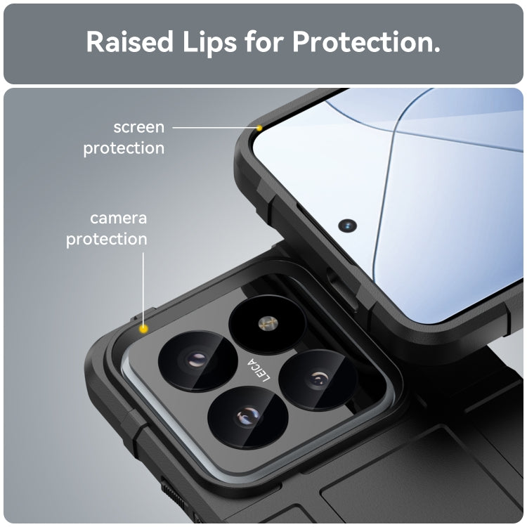 For Xiaomi 14 Pro Full Coverage Shockproof TPU Phone Case(Black) - 14 Pro Cases by buy2fix | Online Shopping UK | buy2fix