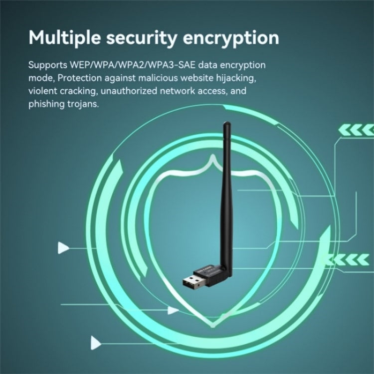 LB-LINK BL-WN300AX External High Gain Antenna WiFi 6 USB Wireless Network Adapter - USB Network Adapter by LB-LINK | Online Shopping UK | buy2fix