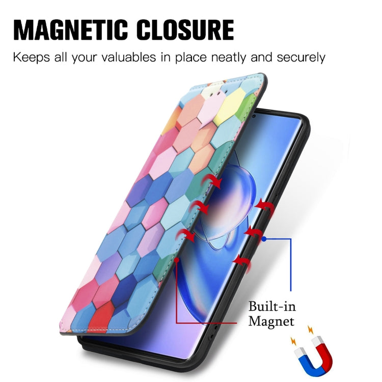 For Blackview A200 Pro CaseNeo Colorful Magnetic Leather Phone Case(Colorful Cube) - More Brand by buy2fix | Online Shopping UK | buy2fix