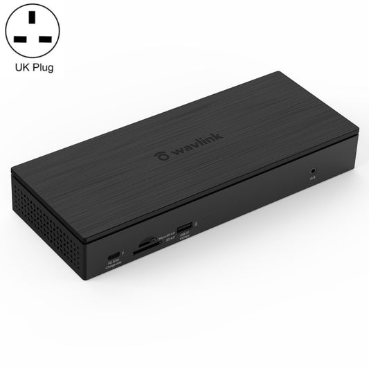 WAVLINK UG69PD10 1 to 4 Screens 4K/5K AV Transfer USB-C to HD Type-C Docking Station Hub, Plug:UK Plug - USB HUB by WAVLINK | Online Shopping UK | buy2fix