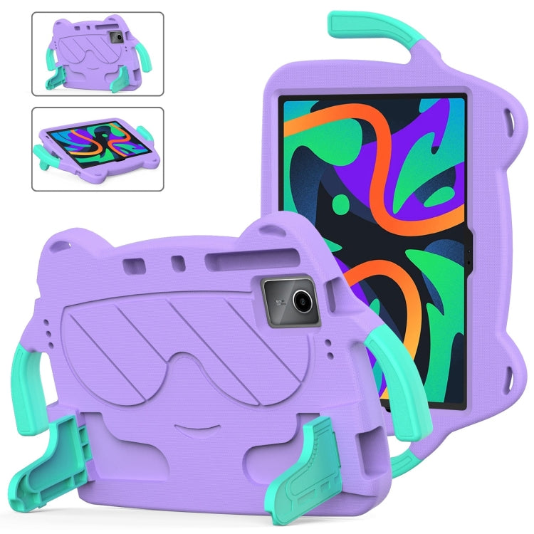 For Lenovo Xiaoxin Pad 2024/Tab M11 Ice Baby EVA Shockproof Hard PC Tablet Case(Light Purple+Mint Green) - Lenovo by buy2fix | Online Shopping UK | buy2fix