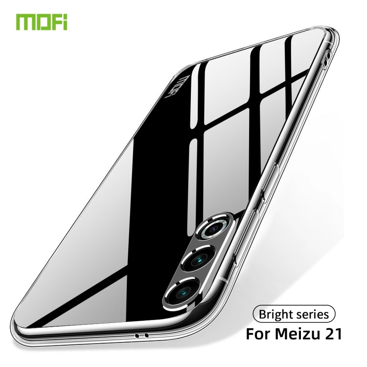 For Meizu 21 MOFI Ming Series Transparent Ultra-thin TPU Phone Case(Transparent) - Meizu by MOFI | Online Shopping UK | buy2fix