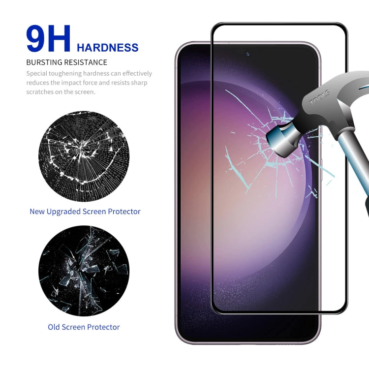 For Samsung Galaxy S24+ 5G ENKAY Hat-Prince 0.18mm High Aluminum-silicon Tempered Glass Film, Support Ultrasonic Fingerprint Unclock - Galaxy S24+ 5G Tempered Glass by ENKAY | Online Shopping UK | buy2fix