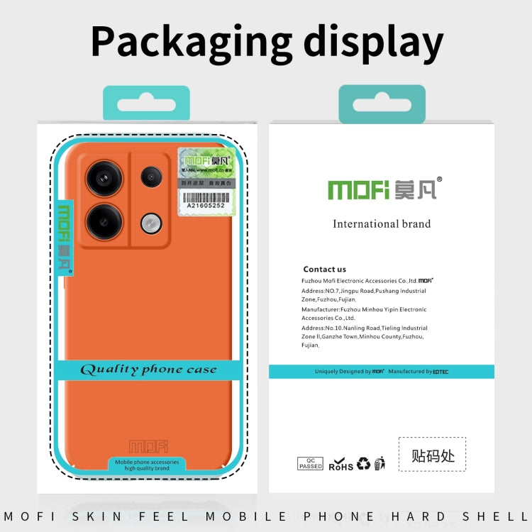 For vivo S18 MOFI Qin Series Skin Feel All-inclusive PC Phone Case(Black) - S18 Cases by MOFI | Online Shopping UK | buy2fix