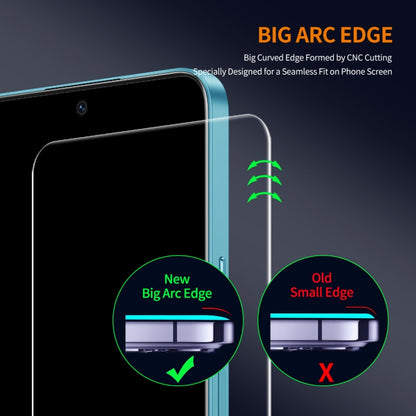 For OPPO A2 5pcs ENKAY 9H Big Arc Edge High Aluminum-silicon Tempered Glass Film - OPPO Tempered Glass by ENKAY | Online Shopping UK | buy2fix