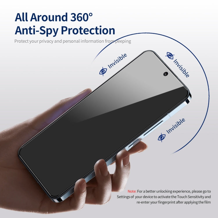 For iPhone 14 Pro ENKAY Hat-Prince 360 Degree Anti-peeping Privacy Full Screen Tempered Glass Film - iPhone 14 Pro Tempered Glass by ENKAY | Online Shopping UK | buy2fix