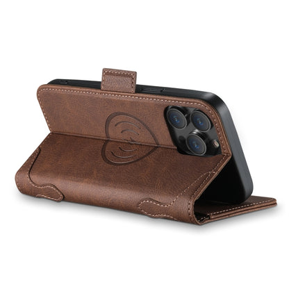 For iPhone 13 Pro SUTENI J07 Multifunctional Horizontal Flip Magsafe Leather Phone Case(Brown) - iPhone 13 Pro Cases by Suteni | Online Shopping UK | buy2fix