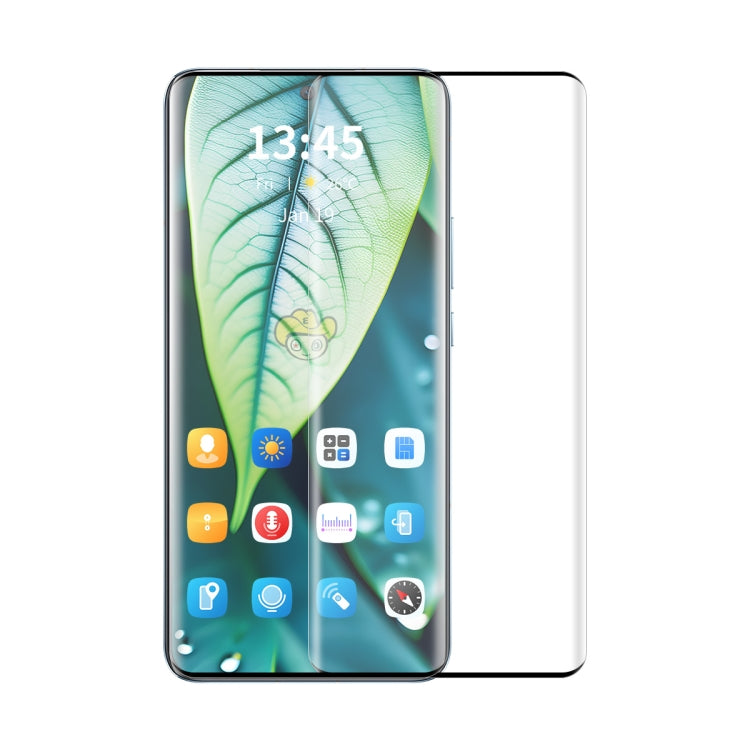 For vivo X100 / X100 Pro ENKAY Easy Install Hot Bending Full Coverage Side Glue Tempered Glass Film - X100 Pro Tempered Glass by ENKAY | Online Shopping UK | buy2fix