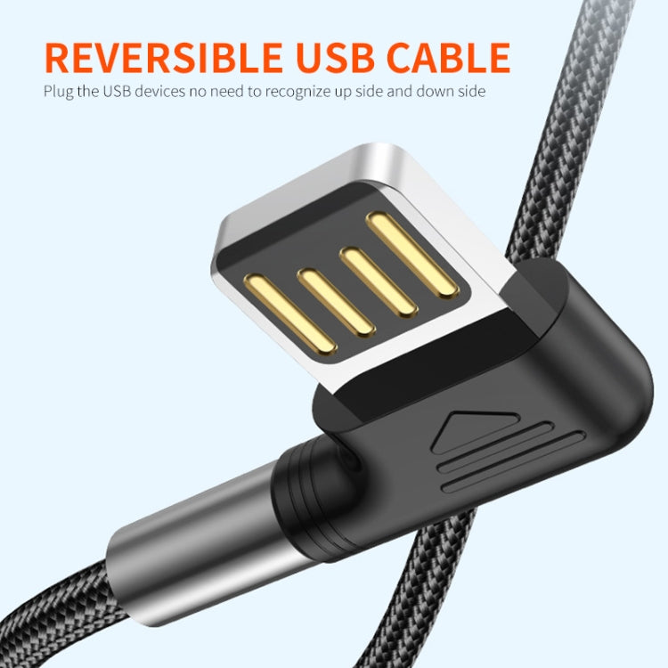 ENKAY 3A Elbow Reversible USB to Elbow Type-C Fast Charging Data Cable, Length:0.5m - USB-C & Type-C Cable by ENKAY | Online Shopping UK | buy2fix