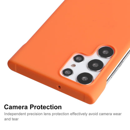 For Samsung Galaxy S24 Ultra 5G ENKAY Matte Frameless Hard PC Case(Orange) - Galaxy S24 Ultra 5G Cases by ENKAY | Online Shopping UK | buy2fix