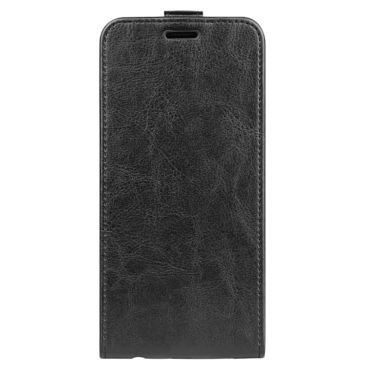 For OnePlus 12 R64 Texture Single Vertical Flip Leather Phone Case(Black) - OnePlus Cases by buy2fix | Online Shopping UK | buy2fix