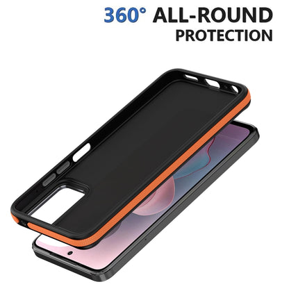 For Motorola Moto G Play 2024 Dual-Color Shockproof TPU Phone Case(Blue) - Motorola Cases by buy2fix | Online Shopping UK | buy2fix