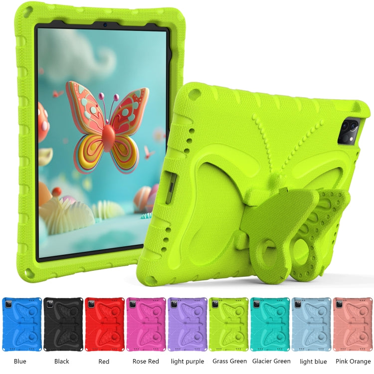 For iPad Pro 11 2024 Butterfly Bracket EVA Shockproof Tablet Case(Grass Green) - iPad Pro 11 2024 Cases by buy2fix | Online Shopping UK | buy2fix