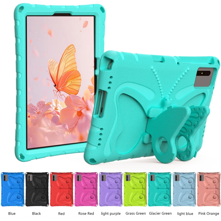 For Samsung Galaxy Tab S9 FE X510 Butterfly Bracket EVA Shockproof Tablet Case(Mint Green) - Galaxy Tab S9 FE by buy2fix | Online Shopping UK | buy2fix