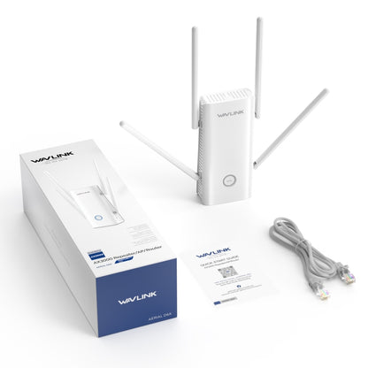 Wavlink WN583AX3 AX3000 Dual Band WiFi Repeater/AP/Router/Mesh Mode WiFi Extender, Plug:UK Plug - Wireless Routers by WAVLINK | Online Shopping UK | buy2fix