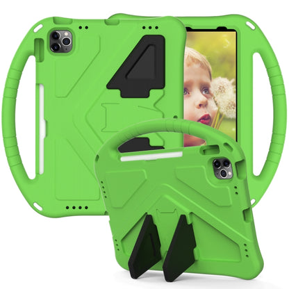 For iPad Air 11 2024 EVA Shockproof Tablet Case with Holder(Green) - iPad Air 11 2024 Cases by buy2fix | Online Shopping UK | buy2fix