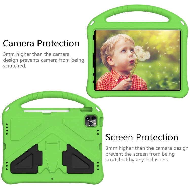 For iPad Air 11 2024 EVA Shockproof Tablet Case with Holder(Green) - iPad Air 11 2024 Cases by buy2fix | Online Shopping UK | buy2fix