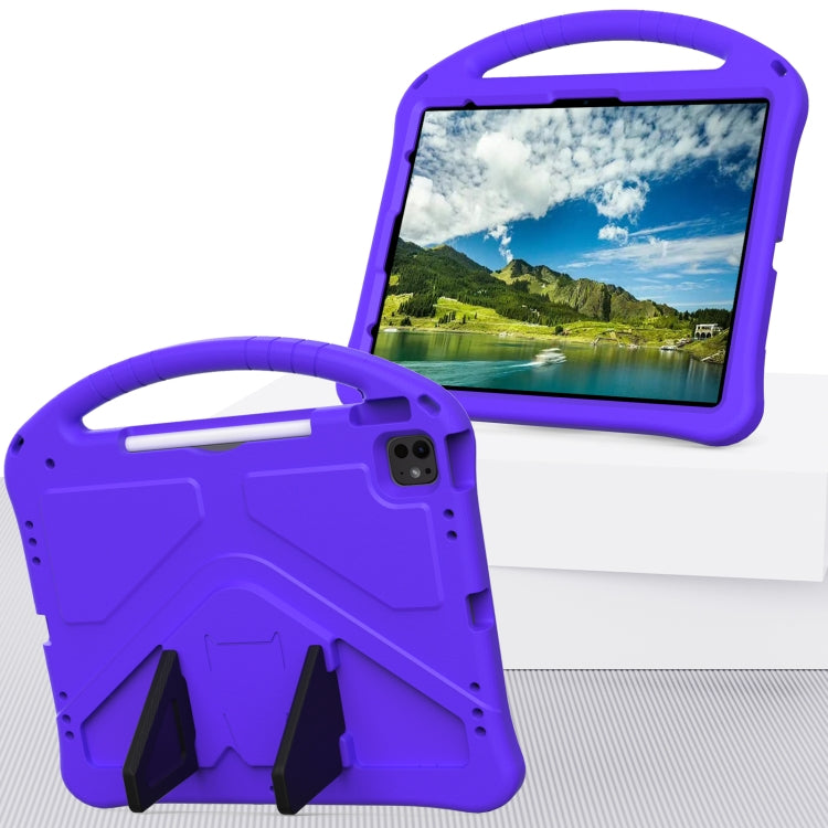 For iPad Air 13 2024 EVA Shockproof Tablet Case with Holder(Purple) - iPad Air 13 2024 Cases by buy2fix | Online Shopping UK | buy2fix