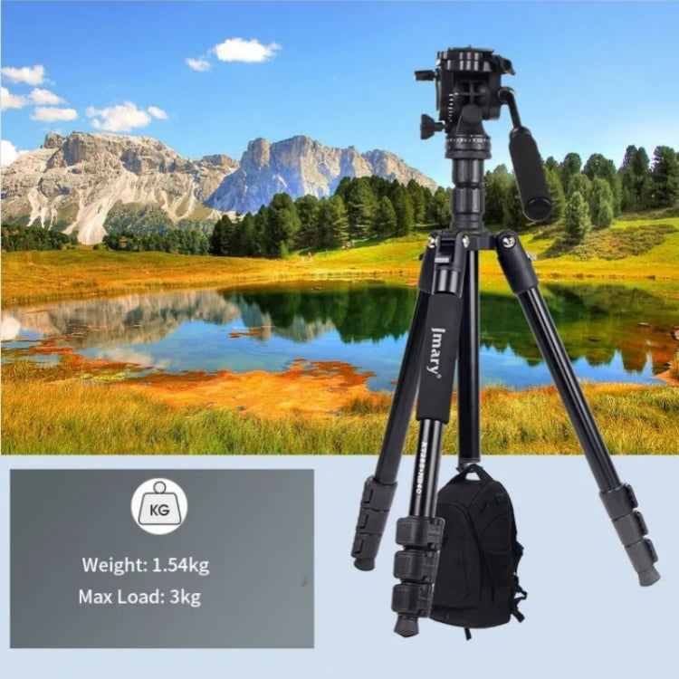 JMARY KT285+NB50 Camera Stand Extendable Height Aluminum Alloy Camera Holder Tripod - Tripods by Jmary | Online Shopping UK | buy2fix