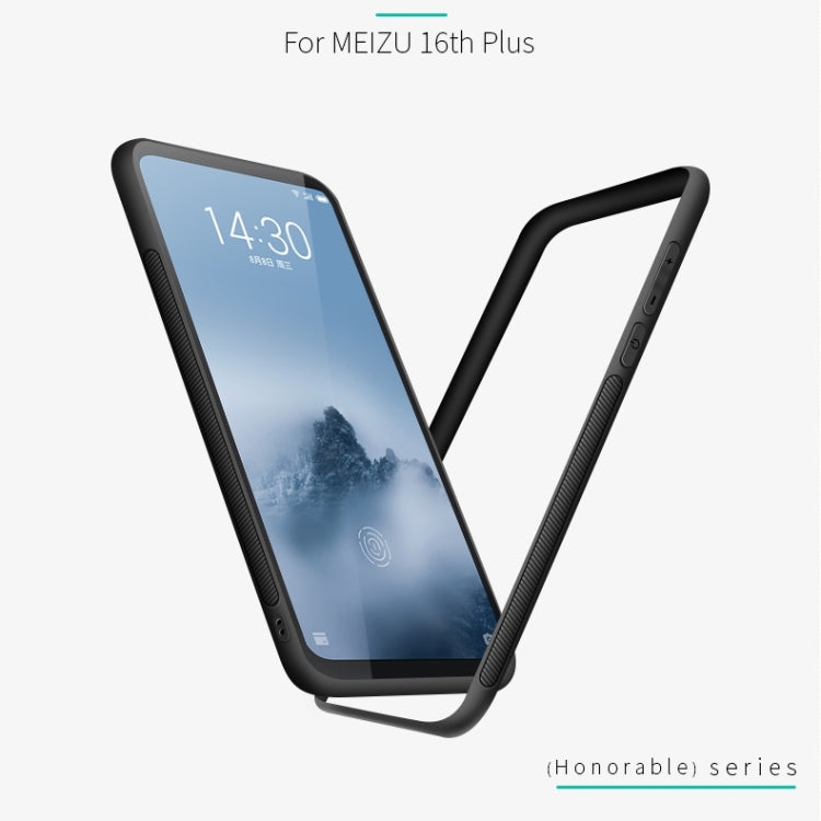 PINWUYO Shockproof Waterproof Full Coverage PC + TPU + Skin Protective Case for Meizu 16 Plus(Blue) - Meizu by PINWUYO | Online Shopping UK | buy2fix