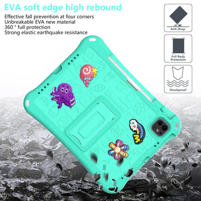 For iPad Air 11 2024 Hi Baby EVA Full Body Tablet Case with Strap(Mint Green) - iPad Air 11 2024 Cases by buy2fix | Online Shopping UK | buy2fix