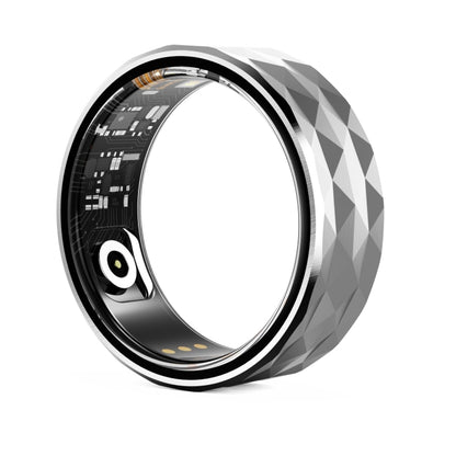 R12M SIZE 22 Smart Ring, Support Health Monitoring / Multiple Exercise Modes(Silver) - Smart Rings / Smart Telephones by buy2fix | Online Shopping UK | buy2fix