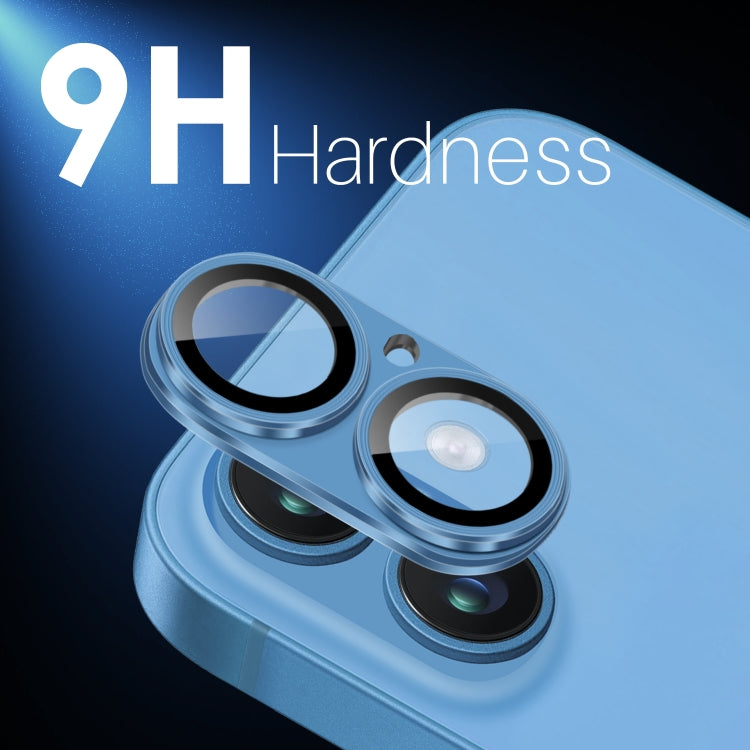 For iPhone 16 / 16 Plus NORTHJO Matte Camera Lens Protector Tempered Glass Rear Lens Film(Blue) - iPhone 16 Tempered Glass by NORTHJO | Online Shopping UK | buy2fix