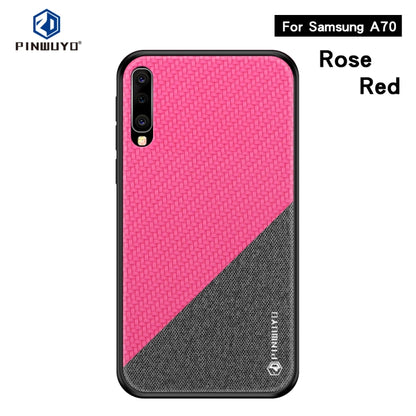 PINWUYO Honors Series Shockproof PC + TPU Protective Case for Galaxy A70(Red) - Galaxy Phone Cases by PINWUYO | Online Shopping UK | buy2fix