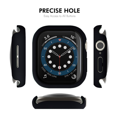 For Apple Watch Series 10 42mm ENKAY Hat-Prince PC Tempered Glass Film Integrated Watch Case(Transparent) - Watch Cases by ENKAY | Online Shopping UK | buy2fix