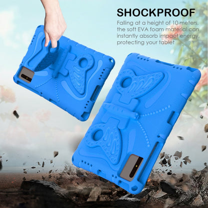 For Huawei MatePad SE 11 2024 Butterfly Bracket EVA Shockproof Tablet Case(Blue) - Huawei by buy2fix | Online Shopping UK | buy2fix