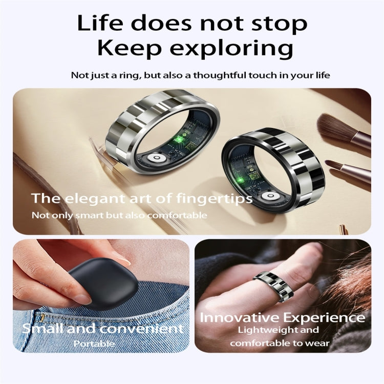 R9 SIZE 11 Smart Ring, Support Health Monitoring / Gesture Control / Somatosensory Games(Silver) - Smart Rings / Smart Telephones by buy2fix | Online Shopping UK | buy2fix