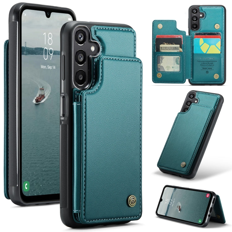 For Samsung Galaxy A16 5G CaseMe C22 Card Slots Holder RFID Anti-theft Phone Case(Green) - Galaxy Phone Cases by CaseMe | Online Shopping UK | buy2fix