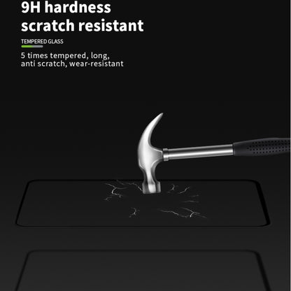 PINWUYO 9H 3D Curved Tempered Glass Film for Galaxy A50 （black） - Galaxy Tempered Glass by PINWUYO | Online Shopping UK | buy2fix