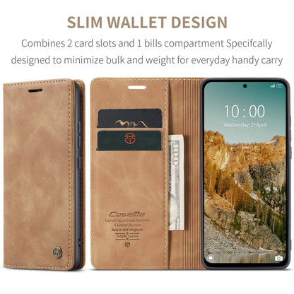 For Redmi Note 14 5G CaseMe 013 Multifunctional Horizontal Flip Leather Phone Case(Brown) - Note 14 Cases by CaseMe | Online Shopping UK | buy2fix