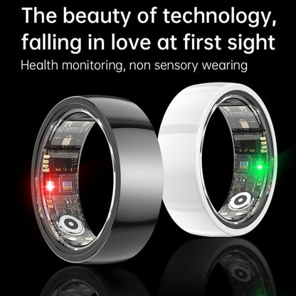 R1000 SIZE 8 Smart Ring, Support Heart Rate / Blood Oxygen / Sleep / Multiple Sports Modes(Black) - Smart Rings / Smart Telephones by buy2fix | Online Shopping UK | buy2fix