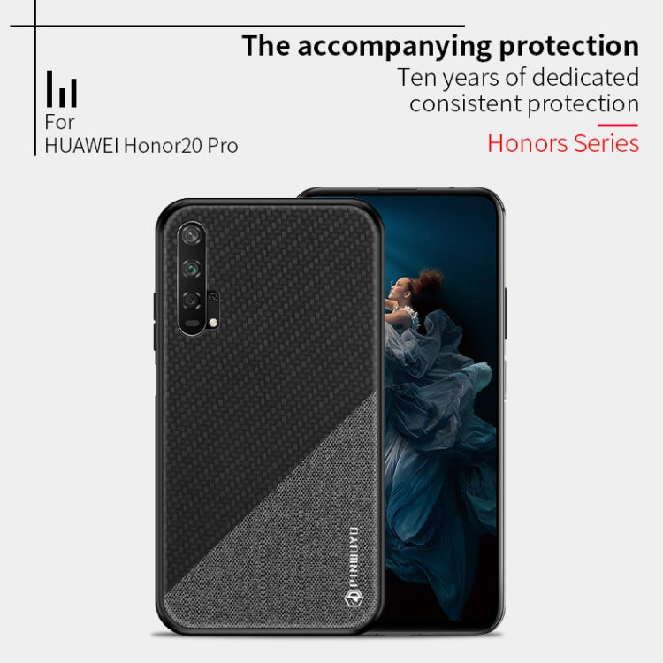 PINWUYO Honors Series Shockproof PC + TPU Protective Case for Huawei Honor 20 Pro(Yellow) - Honor Cases by PINWUYO | Online Shopping UK | buy2fix