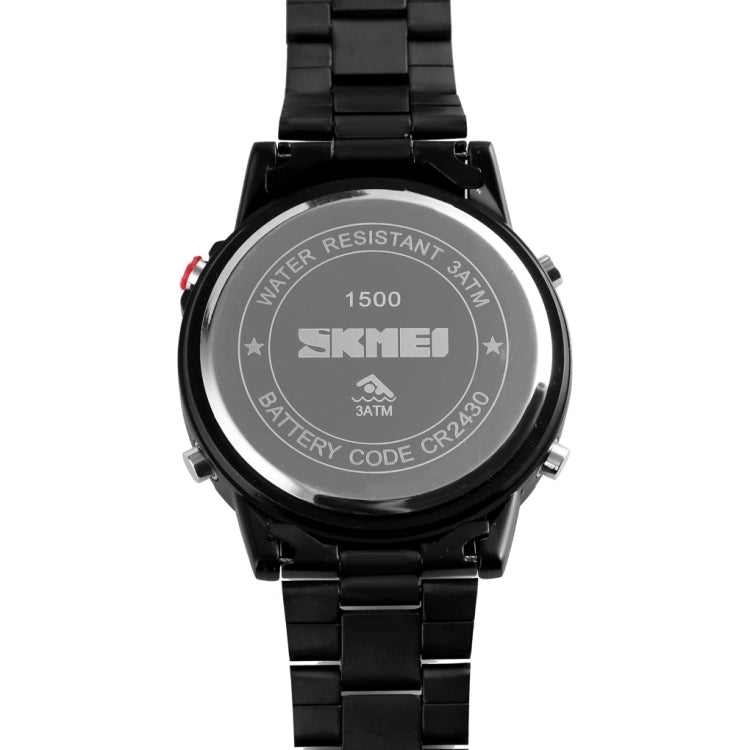 SKMEI 1500 Men Smart Watch Fashion Leisure Bluetooth Call Message Reminds Watch Men(Black) - Sport Watches by SKMEI | Online Shopping UK | buy2fix