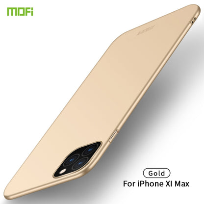 For iPhone 11 Pro Max MOFI Frosted PC Ultra-thin Hard Case (Gold) - iPhone 11 Pro Max Cases by MOFI | Online Shopping UK | buy2fix