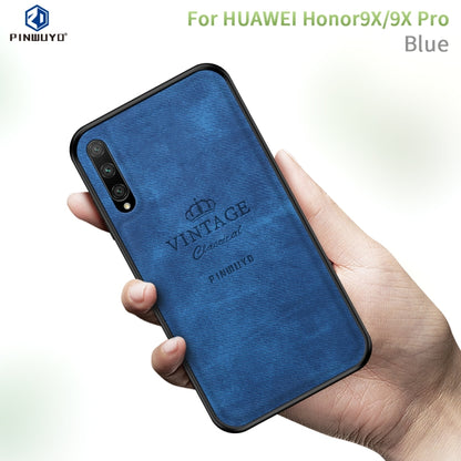 PINWUYO Shockproof Waterproof Full Coverage PC + TPU + Skin Protective Case  for Huawei Honor 9X / Honor 9X Pro(Blue) - Honor Cases by PINWUYO | Online Shopping UK | buy2fix