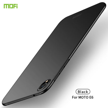 MOFI Frosted PC Ultra-thin Hard Case for Motorola Moto E6(Black) - Motorola Cases by MOFI | Online Shopping UK | buy2fix