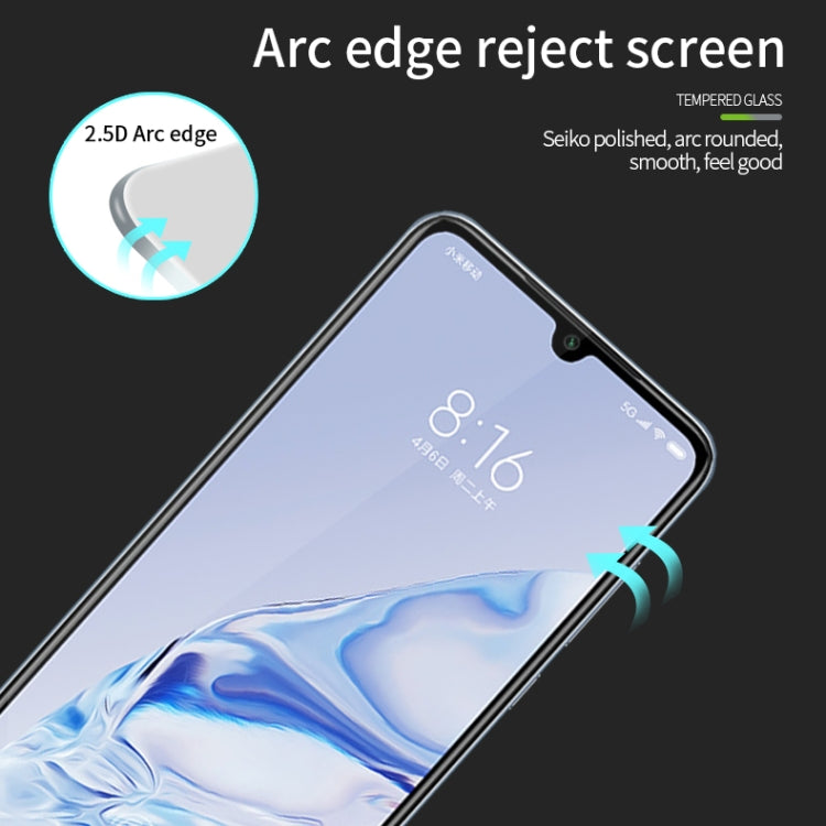 For Xiaomi 9 Pro MOFI 9H 2.5D Full Screen Tempered Glass Film(Black) -  by MOFI | Online Shopping UK | buy2fix