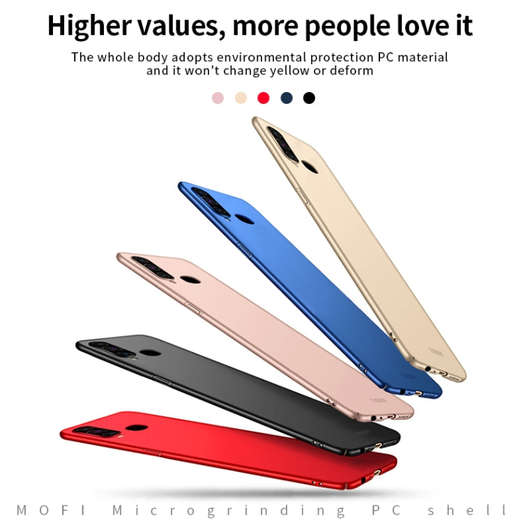For Galaxy A20S MOFI Frosted PC Ultra-thin Hard Case(Red) - Galaxy Phone Cases by MOFI | Online Shopping UK | buy2fix